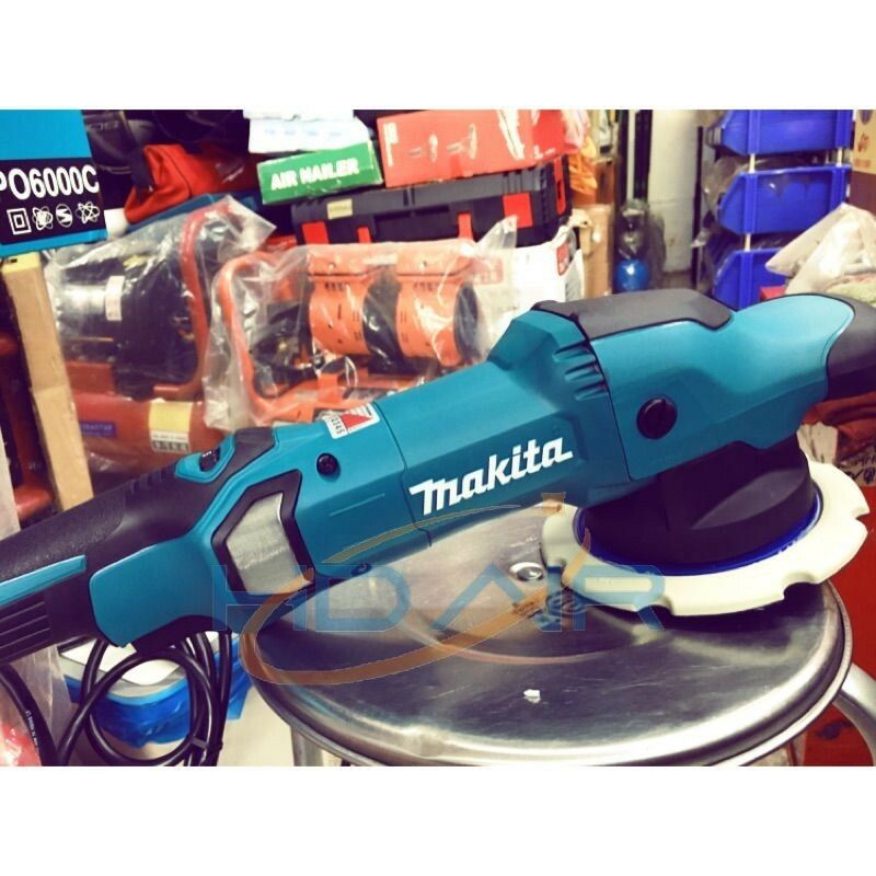 MAKITA牧田PO6000C五段變速電動打蠟機6吋150mm 打蠟機 拋光機 砂磨機／震拋大腳機 日本製大扭力 商品圖片 2