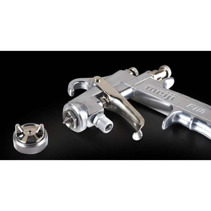 meiji明治F110氣動噴槍 日本製造 高霧化 附鎖牙有腳料杯 商品圖片 3