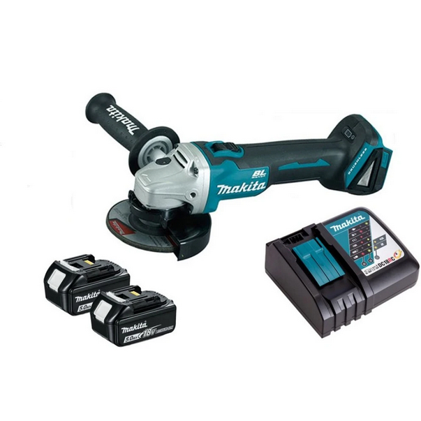 萬華專人服務-MAKITA牧田DGA404RTE 18V無刷砂輪機 18V 5.0A雙鋰電*2－切割／研磨工具商品實體照片