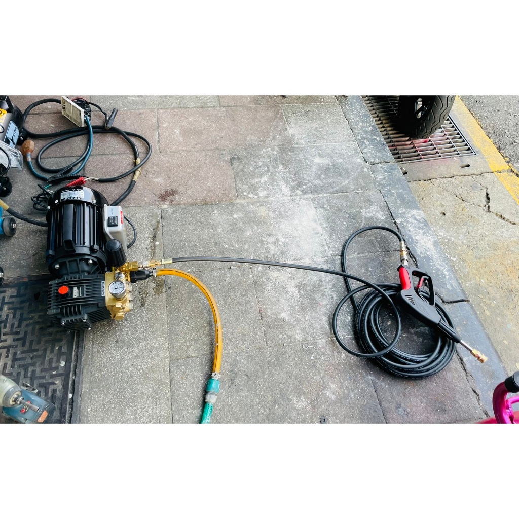 鑽石牌高壓清洗機 DS1410/DC1410全自動/半自動 3馬手提式洗車機 單相電220V 商品圖片 5