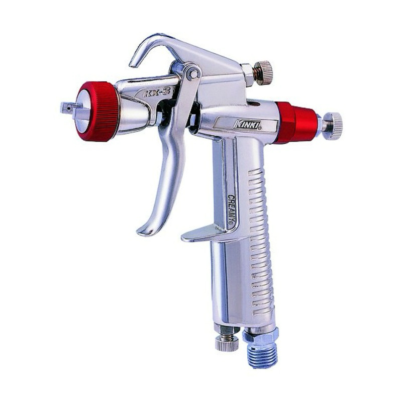 KINKI近畿製作所KX-3孔徑0.5mm重力式小型輕量氣動噴槍 日本製造 高霧化 商品圖片 1