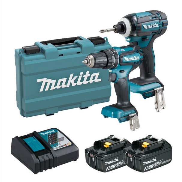 MAKITA牧田18V雙機組DLX2344 充電雙機組DTD149+DHP485(DLX2344)－其他工具商品實體照片