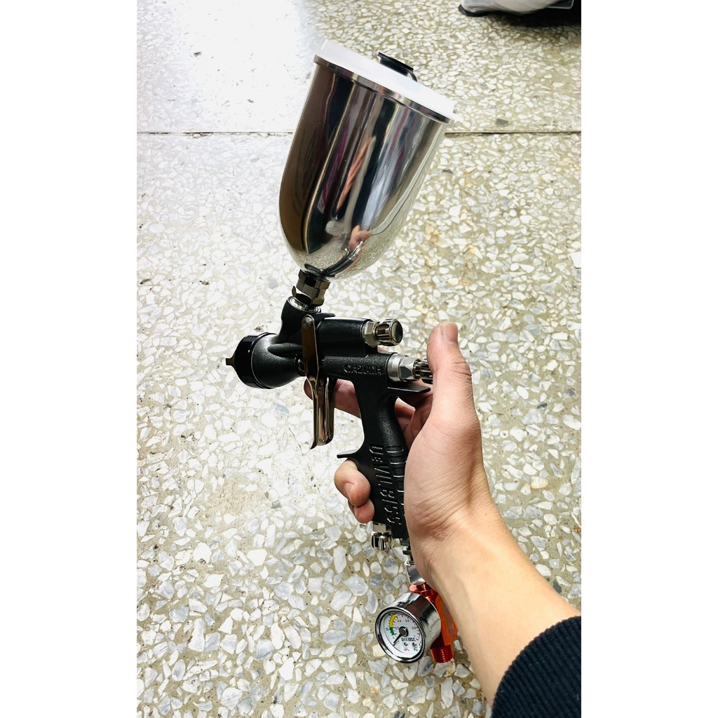 DEVILBISS海王星NEPTUNE中置杯噴槍孔徑1.4mm日本製噴槍 LVMP環保噴槍 商品圖片 2