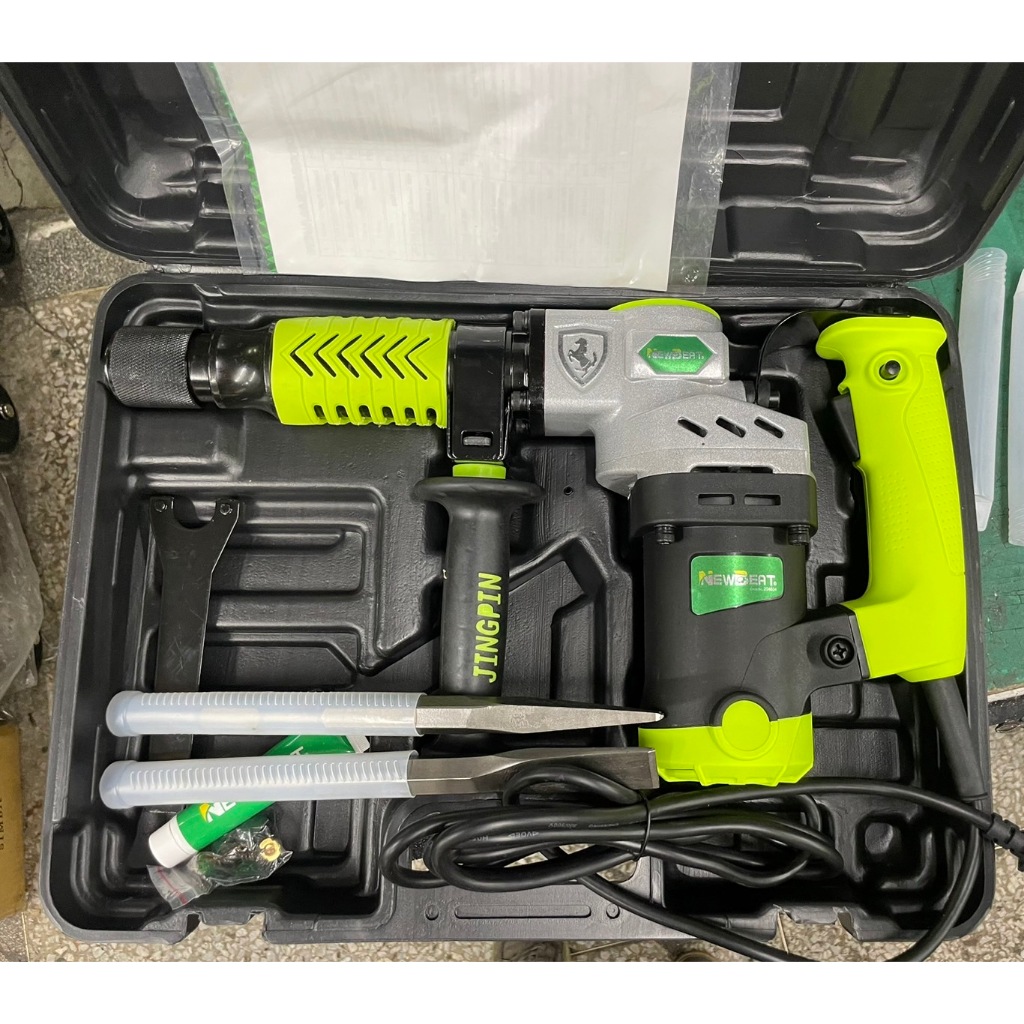 贈尖鑿扁鑿NBT大功率H41型 1200W強力電動鎚 破壞鎚 電鎚 電槌 破碎機 TM ET H41 商品圖片 3