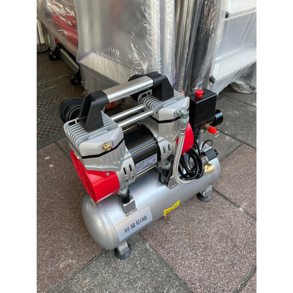 台北工具 雙缸3.5HP 10公升 輕量鋁合金 快速型無油靜音空壓機 空氣壓縮機 可木工 噴漆修補 商品圖片 5