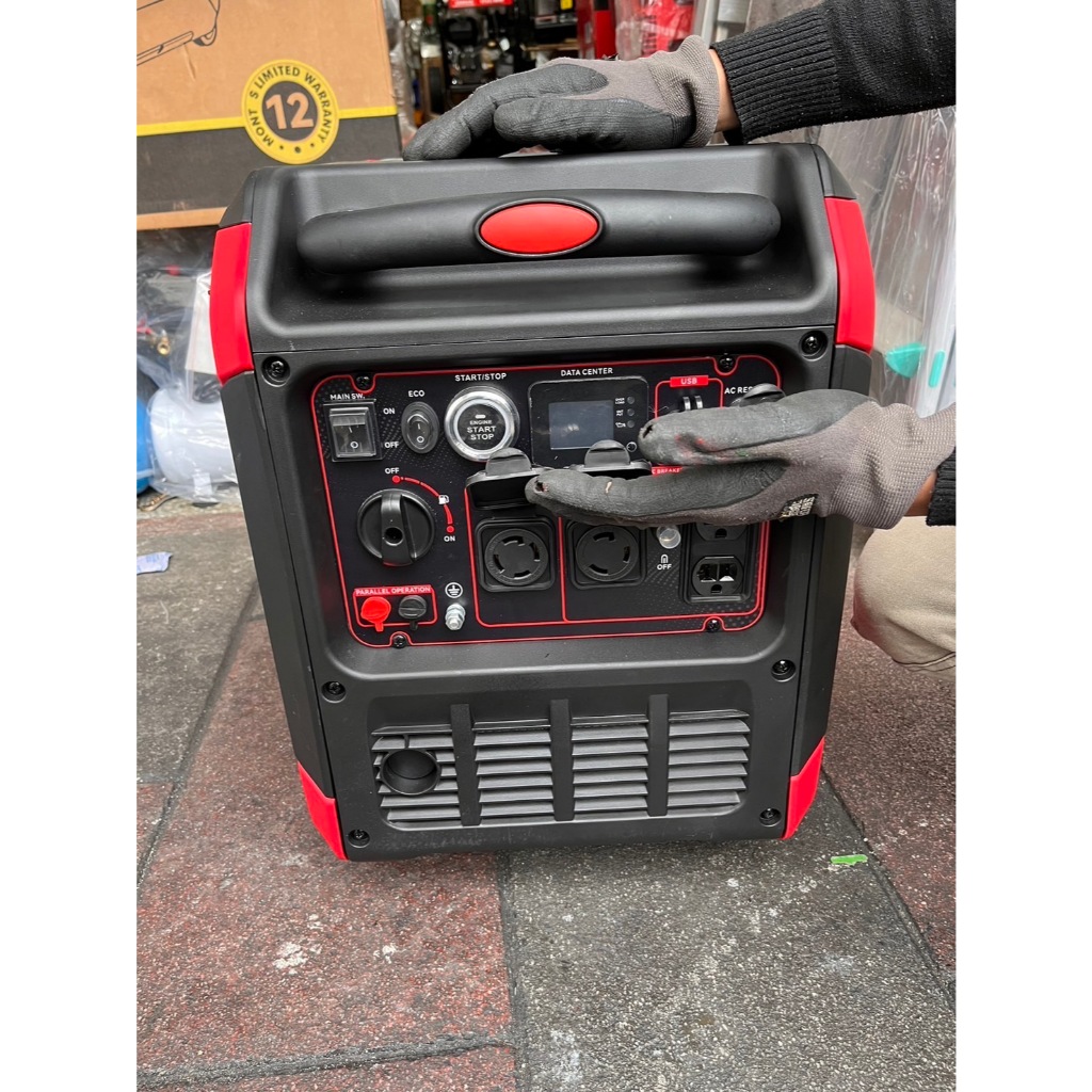 台北工具6500EI靜音變頻5500W發電機110/220V雙電壓輸出 四行程停電露營擺攤工程 商品圖片 6