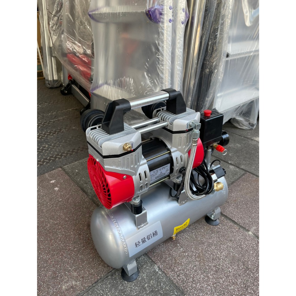 台北工具 雙缸3.5HP 10公升 輕量鋁合金 快速型無油靜音空壓機 空氣壓縮機 可木工 噴漆修補 商品圖片 6