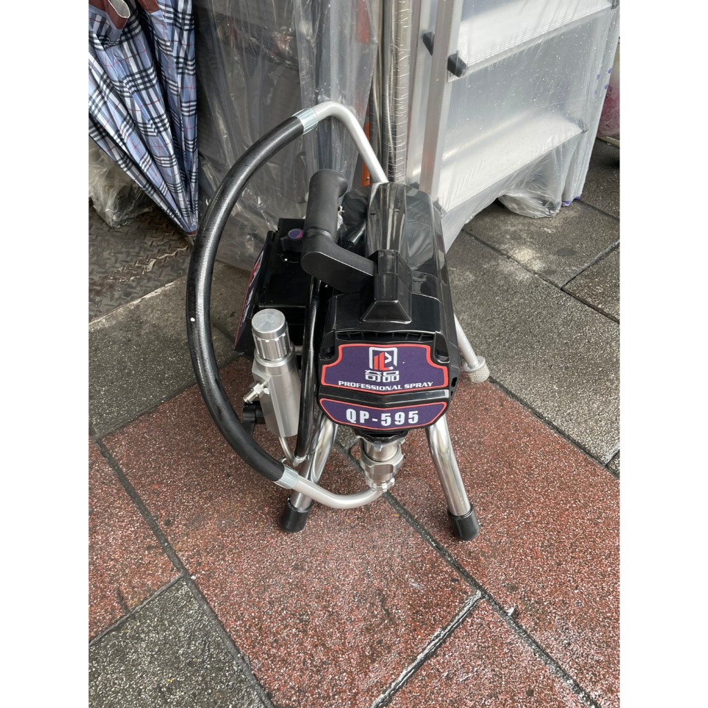 奇品 595 電子穩壓無氣噴漆機 110V 3500W 乳膠漆噴塗機 附噴槍517噴嘴15米管 商品圖片 5
