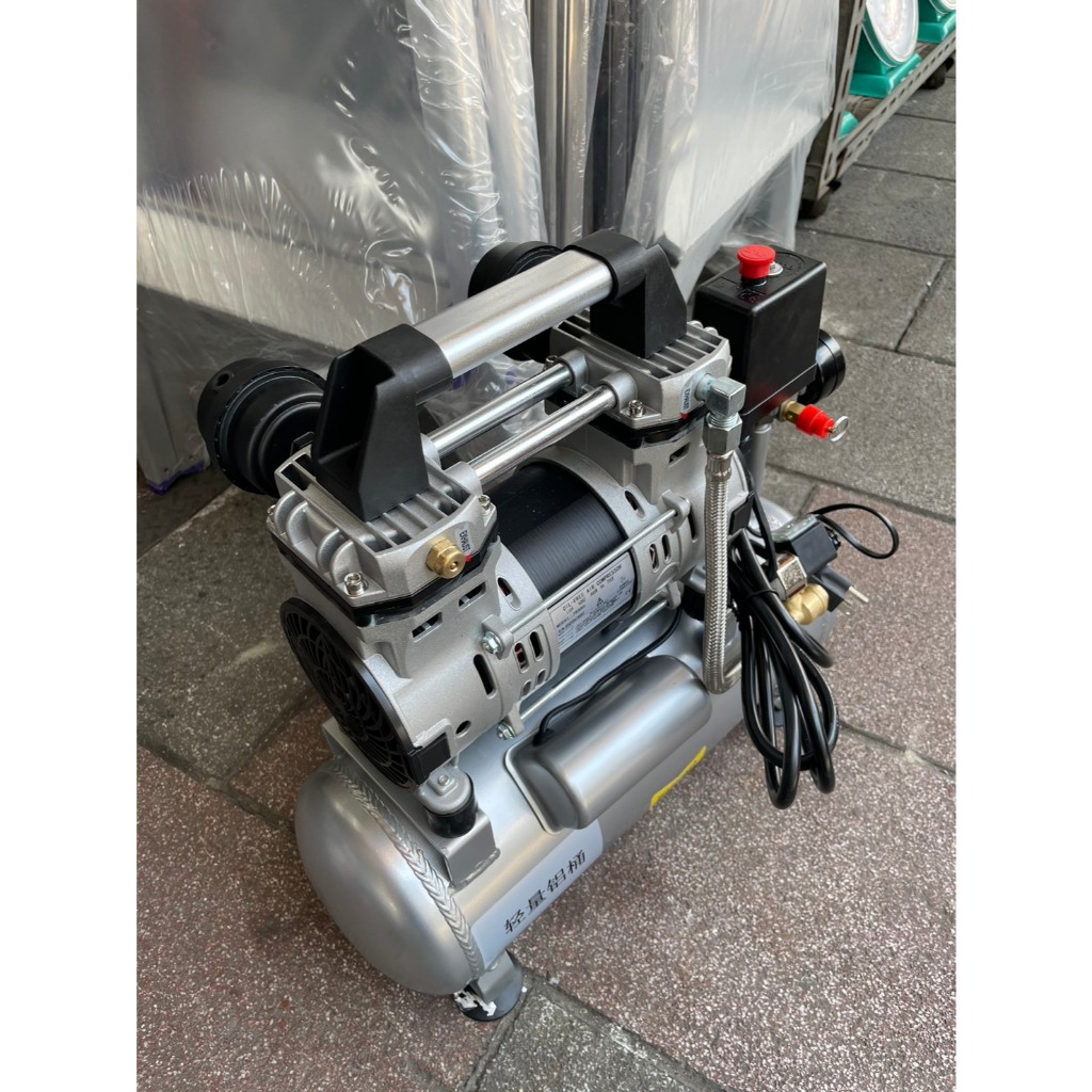 台北工具 雙缸2.5HP 10公升 輕量鋁合金 快速型無油靜音空壓機 空氣壓縮機 可木工 噴漆修補 商品圖片 7