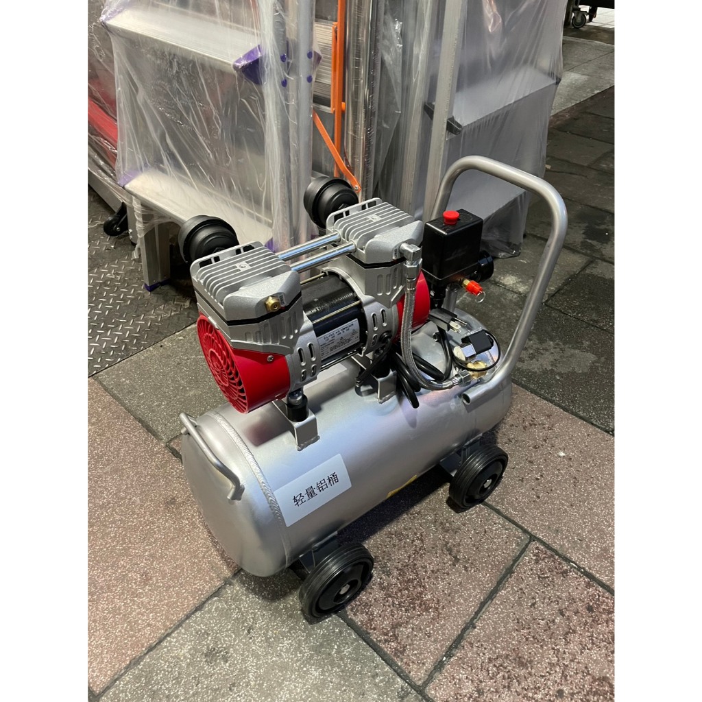 台北工具 雙缸3.5HP 25公升 輕量鋁合金 快速型無油靜音空壓機 空氣壓縮機 可木工 噴漆修補 商品圖片 3