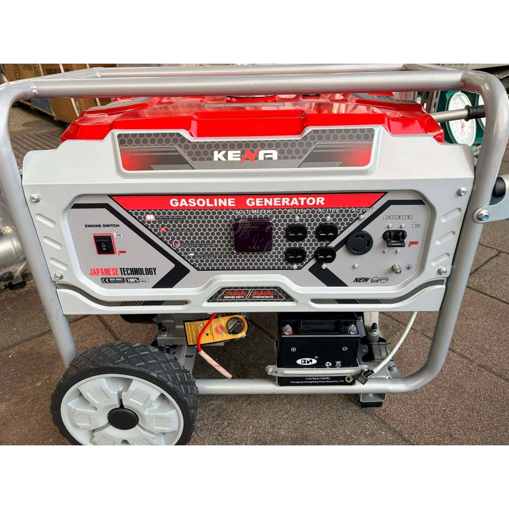 台北工具KN10000汽油發電機 額定輸出7500W 雙電壓 手拉發動 電啟動 商品圖片 4